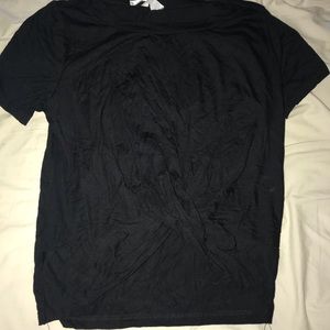 Black twist tee